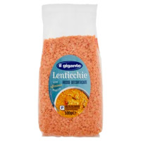 IL GIGANTE Lenticchie Rosse Decorticate 500 g