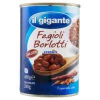 IL GIGANTE Fagioli Borlotti Lessati 400 g