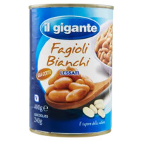 IL GIGANTE Fagioli Bianchi Lessati 240 g