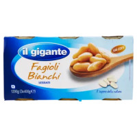 IL GIGANTE Fagioli Bianchi Lessati 3 x 400 g