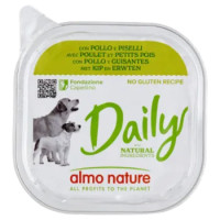 Almo Nature Daily Con Pollo e Piselli 300 g