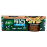 Knorr Cuore Di Brodo Vegetale --25% Di Sale^ 4 x 28 g