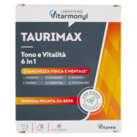 Laboratoires Vitarmonyl Taurimax Tono e Vitalità 6 In 1 Fiale 8 x 10 Ml