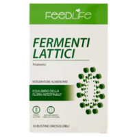 FeedLife Fermenti Lattici Probiotici Bustine Orosolubili 10 x 1,2 g