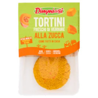 DimmidiSì Tortini Freschi Di Verdure Alla Zucca 2 x 80 g