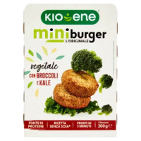 Kioene Miniburger L'Originale Vegetale Con Broccoli e Kale 200 g