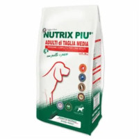 Nutrix Piu' Alimento per Cani Adulti di Taglia Media 4 Kg