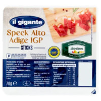 IL GIGANTE Speck Alto Adige IGP Sticks 70 g
