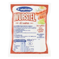 IL GIGANTE Wurstel Di Suino 100 g