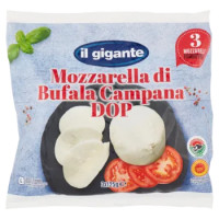 IL GIGANTE Mozzarella Di Bufala Campana DOP 3 x 125 g