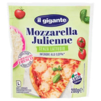 IL GIGANTE Mozzarella Julienne Senza Lattosio 200 g