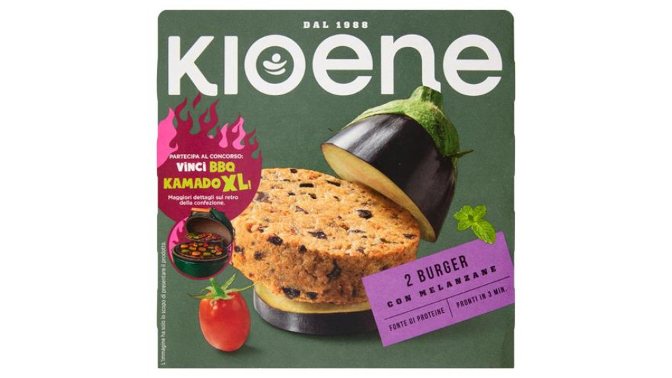 Kio-Ene Burger vegetale alle melanzane
