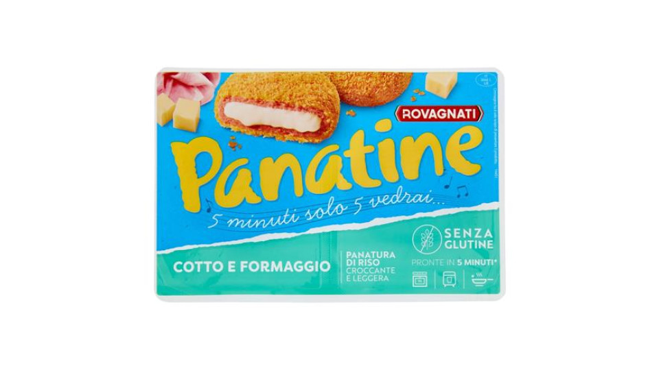 Rovagnati Momenti 2 Panatine al Mais con Prosciutto Cotto di Alta Qualità e Formaggio