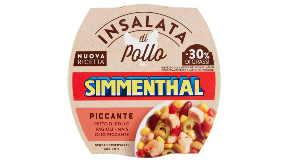 Simmenthal Insalate di Pollo Fagioli e olio piccante
