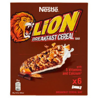 LION Barrette di Cereali Integrali con Cioccolato e Caramello 25g