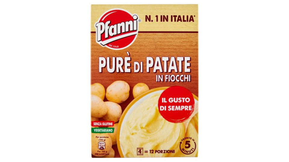PURè DI PATATE IN FIOCCHI 4 X 75 G