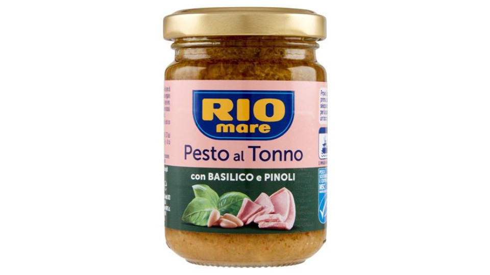 PESTO AL TONNO BASILICO E PINOLI