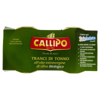 Callipo Tranci di Tonno all'Olio Extravergine di Oliva olio Biologico 300 g