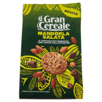 Grancereale Biscotti con Mandorla Salata e Cioccolato Fondente con Fave dell'Ecuador 280g