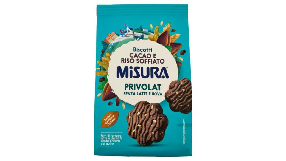 Misura Privolat Biscotti Cacao e Riso Soffiato 290 g