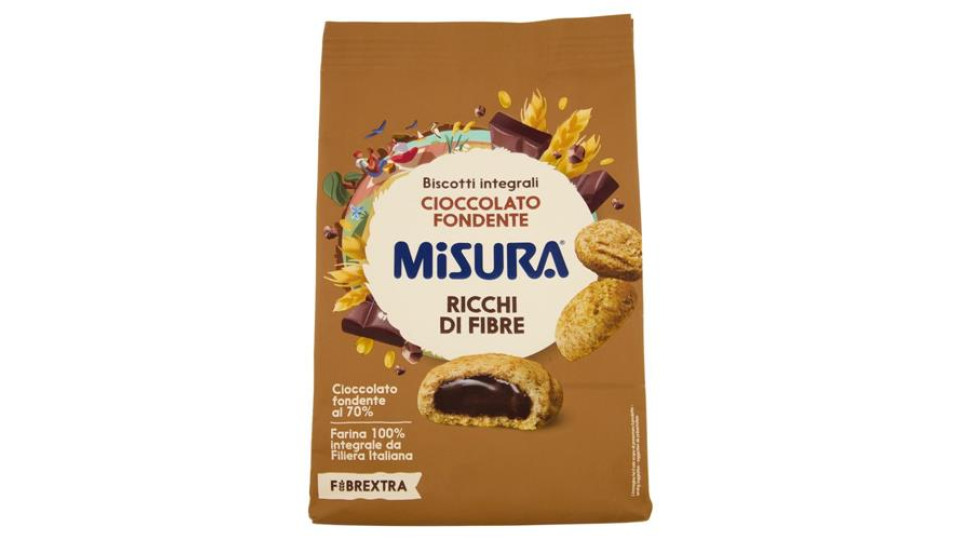 Misura Fibrextra Biscotti integrali Cioccolato Fondente 260 g