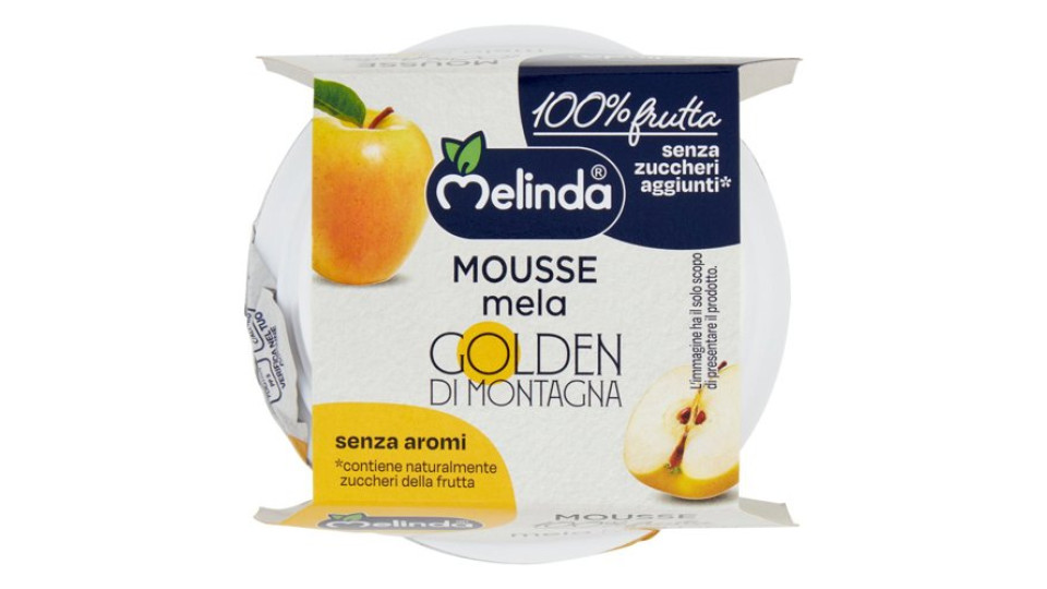 Melinda Mousse mela Golden e mirtillo 2 x 100 g