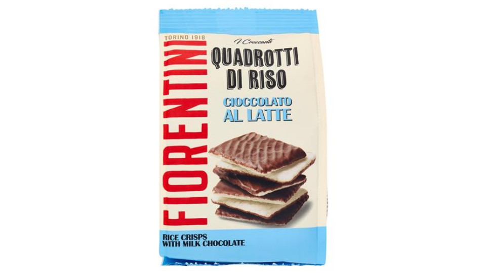 Fiorentini i Croccanti Quadrotti di Riso Cioccolato al Latte 80 g