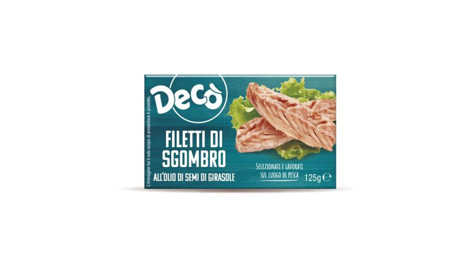 Smart Filetti di sgombro occhione all'olio di semi di girasole 125 g