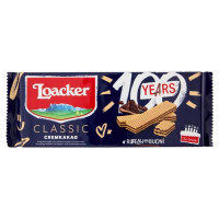 Loacker Classic Cremkakao Wafer con crema al Cioccolato e Cacao Nobile dell'Ecuador Wafers 45gx8