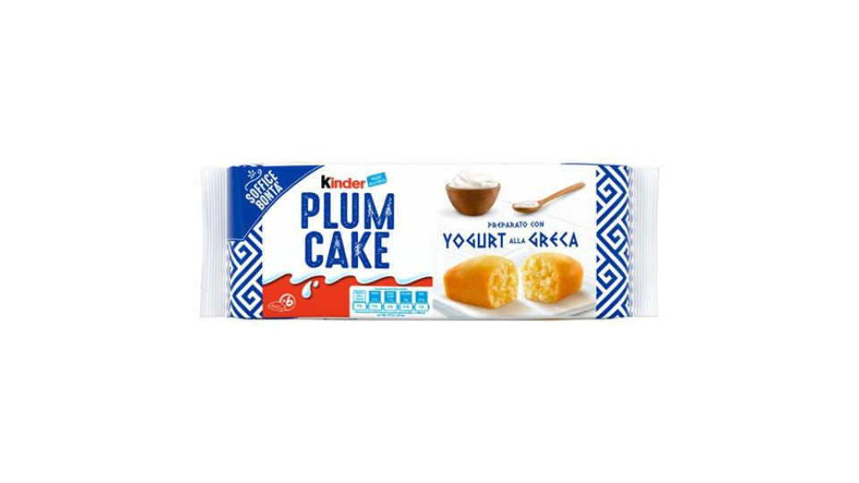 Kinder Plumcake Preparato con Yogurt alla Greca 6 x 32 g
