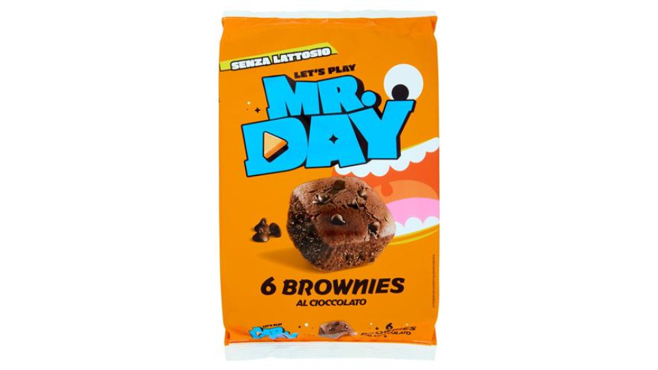Mr.Day 6 Brownies White al Cioccolato Bianco 6 x 35 g