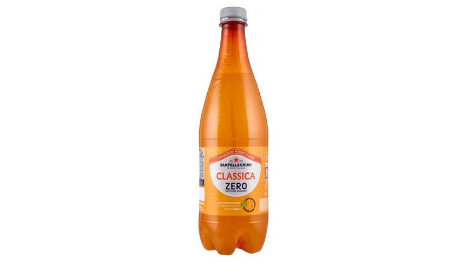 BIBITE SANPELLEGRINO, Bevande Gassate, Classica Zero, Pet 75cl