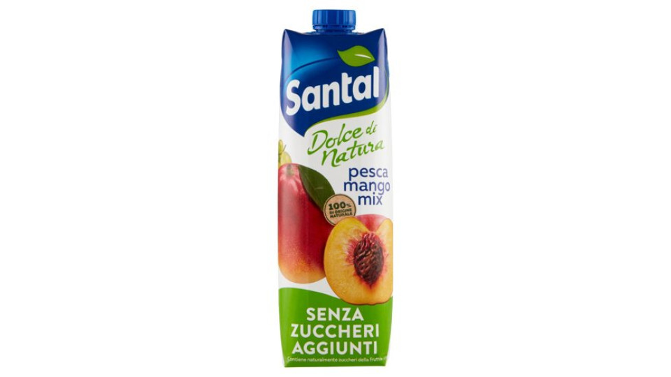 Santàl Dolce di Natura pesca Senza Zuccheri Aggiunti 1000 ml