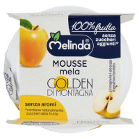 Melinda Mousse Mela Golden Di Montagna 2 X 100 G