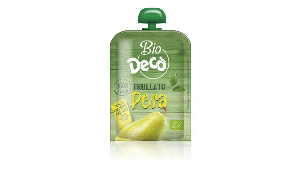 DECO BIO FRUL.100%PERA 100G SQ