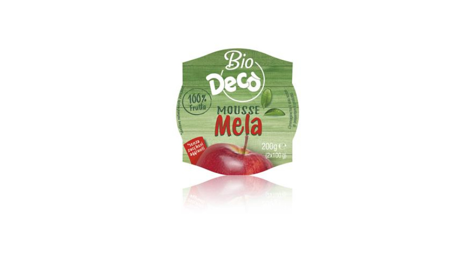 DECO BIO MOUSSE MELA 2X100G