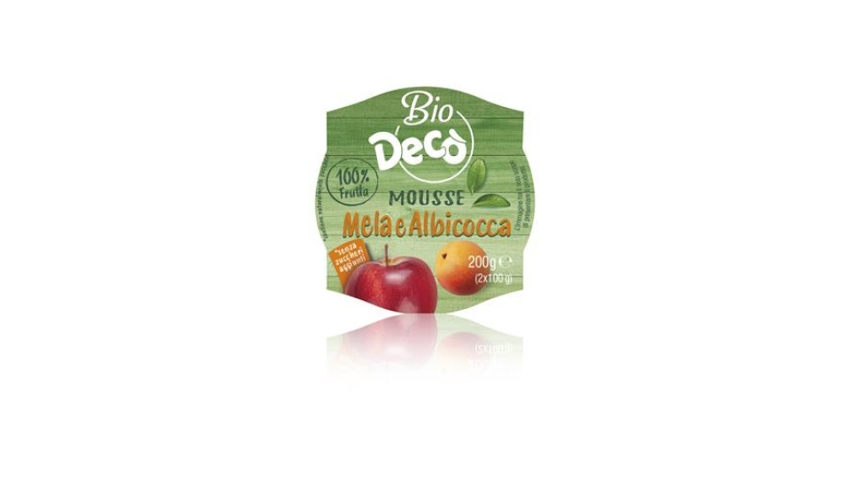 DECO BIO MOUSSE MELA/ALB 2X100