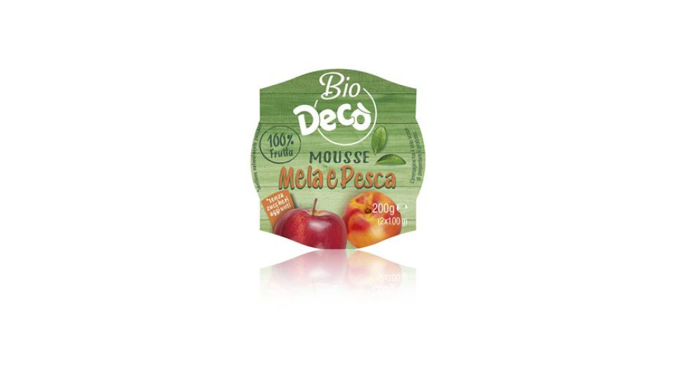 DECO BIO MOUSSE MELA/PES 2X100