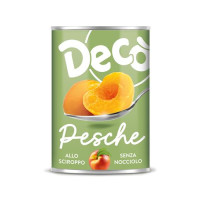DECO PESCHE SCIROP.LATTA 415GR