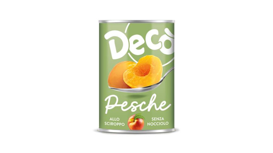 DECO PESCHE SCIROP.LATTA 415GR
