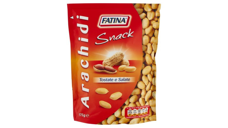 Fatina Snack Arachidi Tostate e Salate 175 g