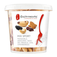 Mix Sport con mandorle, anacardi, noci del brasile, uva, cramberries