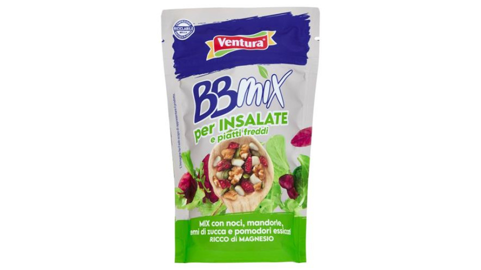Ventura BBmix Fibra Mix di Prugne Sunsweet, nocciole, mirtilli rossi e mandorle sgusciate 150 g