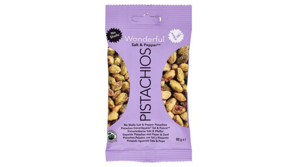 Wonderful Pistacchi Sgusciati Sale & Pepe 60 g