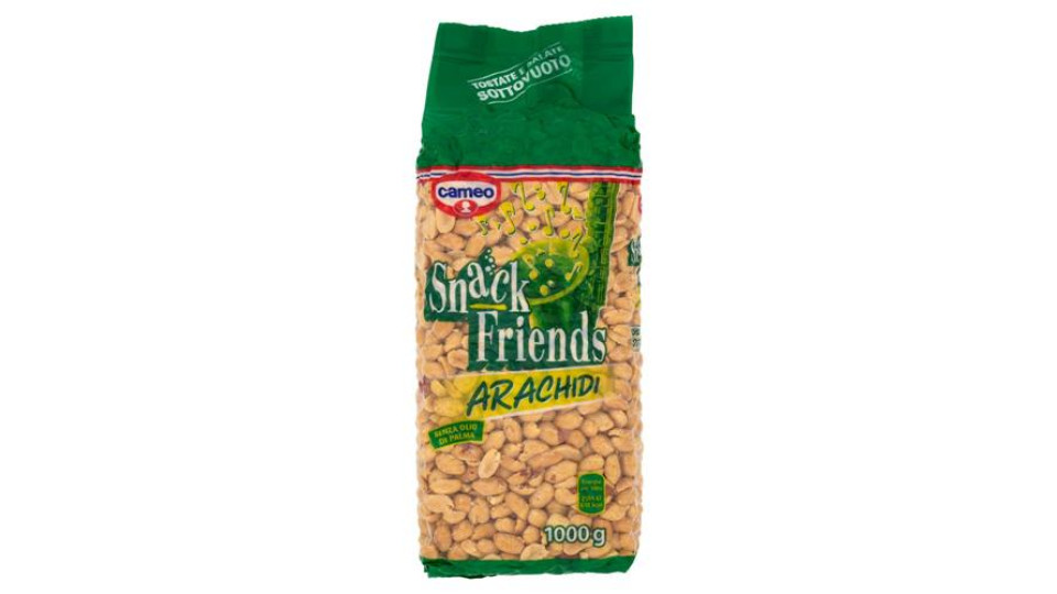cameo Snack Friends Arachidi Tostate e Salate Sottovuoto 1000 g