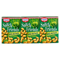 cameo Snack Friends Arachidi Tostate e Salate Sottovuoto 3 x 40 g