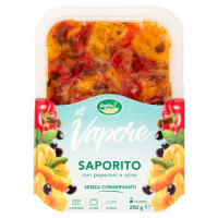 Cottin tavola al Vapore Saporito con peperoni e olive 250 g