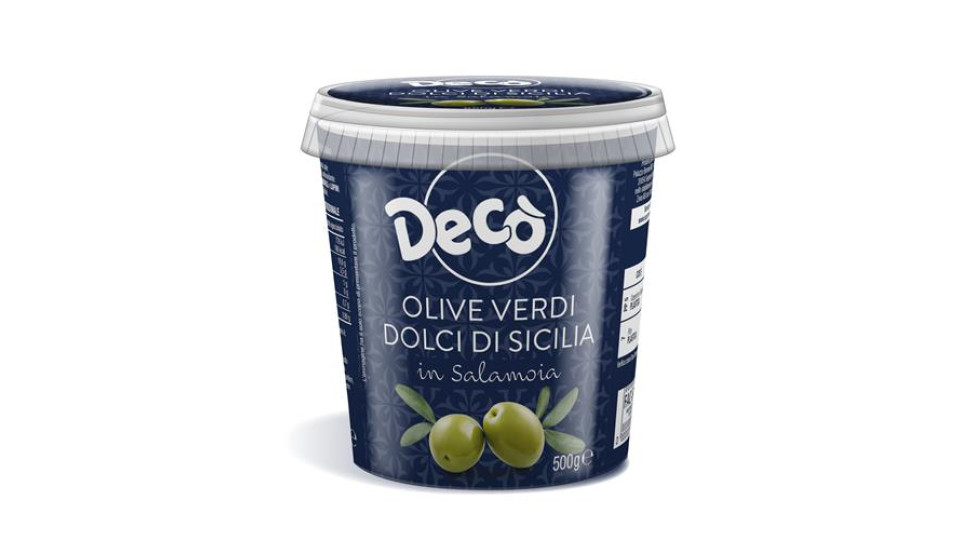 Decò olive verdi sicilia