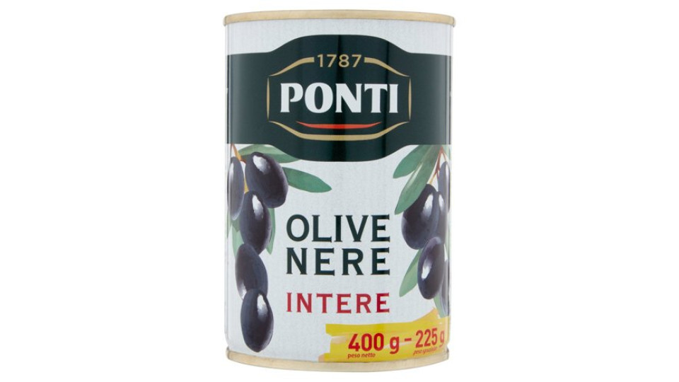 Ponti Olive Nere Snocciolate 400 g
