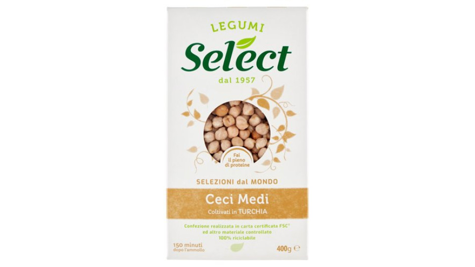 Select Selezioni dal Mondo Ceci Medi 400 g